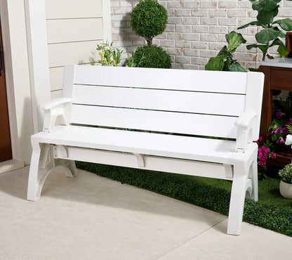 Bench-to-Table  Modern Outdoor Patio Furniture Stool Chairs